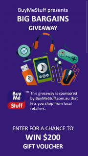 BuyMeStuff – Win a $200 Gift Voucher (prize valued at $200)