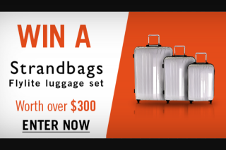 Channel 7 – Sunrise – Win a Strandbags Flylite Luggage Set Worth Over $300