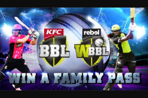 Channel Ten – Win a Bbl Family Pass (prize valued at $265)