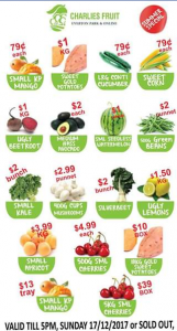 Charlie’s Fruit Market – Win $100 to Spend In Store