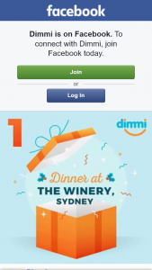 Dimmi – Win a Dinner at The Winery In Sydney Valued at $200. (prize valued at $200)