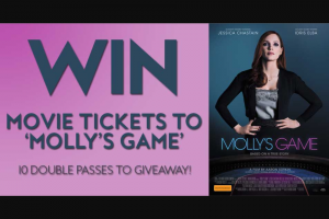 Fashion Weekly – Win Movie Tickets to ‘molly’s Game’?”