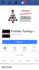 Frontier Touring – Win The Prize
