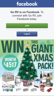 Go RV – Win a Giant Xmas Pack (prize valued at $4,517)