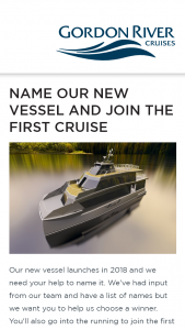 Gordon River Cruises – Win Tickets on The First Public Cruise With The New Gordon River Cruises Vessel