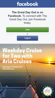 Great Day Out – Win a Weekday Cruise for Two