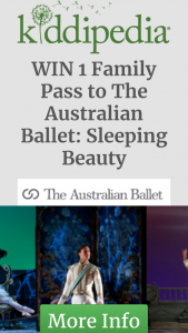 Kiddipedia – Win 1 Family Pass to The Australian Ballet’s
