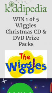 Kiddipedia – Win 1 of 5 Wiggles Christmas Cd & DVD Prize Packs