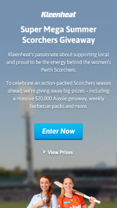 Kleenheat Gas – Win Your Way to a $20000 Aussie Getaway Including Flights Accommodation (prize valued at $20,000)