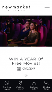 Newmarket Village – Win a Year of Free Movies // Start 2018 Off on The Right Foot With a Year of Free Movies at Reading Cinemas