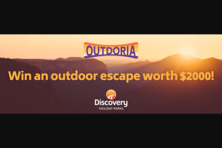Outdoria – Win Your Next Outdoor Escape Worth $1000 (prize valued at $2,000)