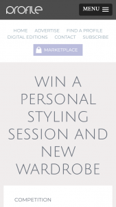 Profile magazine – Win a One-On-One Styling Session With a Professional Stylist