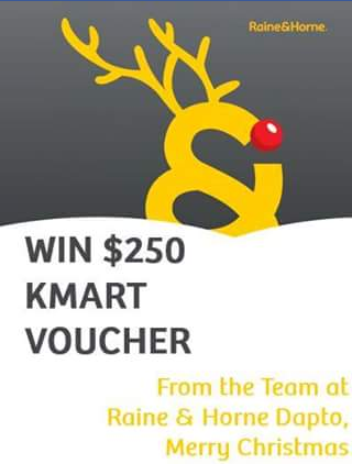 Raine & Horne – Win a $250 Kmart Gift Card By Simply Liking this Post and Our Page (prize valued at $250)