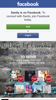 Sanity – Win 10 Days of Christmas Giveaways