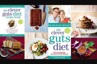 SBS Food 3 x Clever Guts Book Packs – Win The Nominated Prizes (prize valued at $194)