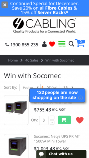 Socomec – Win One of Three Cool Prizes (prize valued at $1,044)