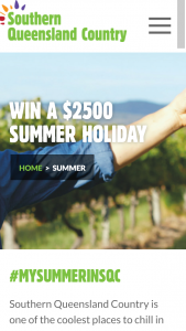 Southern Queensland Country – Win One of Three $2500 Holidays