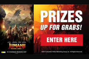 Sunraysia Daily – Win a Prize Pack Thanks to The Upcoming Release of Jumanji (prize valued at $450)