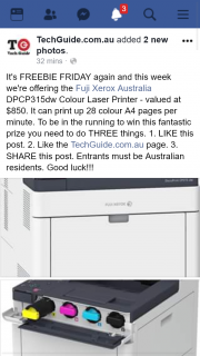 Techguide – Win this Fantastic Prize You Need to Do Three Things (prize valued at $850)