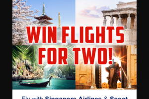 Webjet – ‘win Flights for Two to Europe (prize valued at $3,000)
