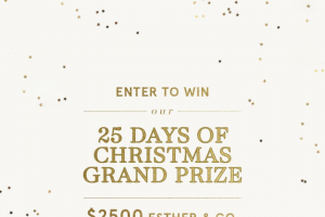 Win The 25 Days of Giveaway Grand Prize (prize valued at $2,500)