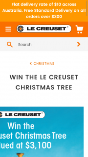 Win The Entire Le Creuset Christmas Tree Valued RRP $3100. (prize valued at $3,100)