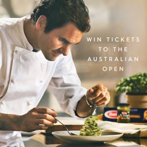 Barilla – Australian Open 2018 – Win a trip for 2 to Melbourne, 2 final tickets, accommodation plus more