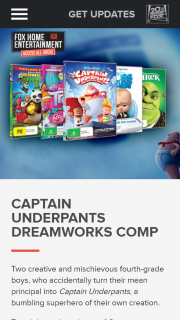 Access All Areas – Win a Dreamworks (prize valued at $500)