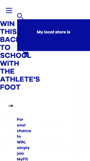 Athletes Foot – Win this Back to School With The Athlete’s Foot (prize valued at $4,452)