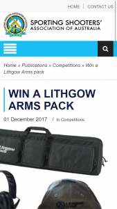 Australian Hunter – Win a Lithgow Arms Pack Includes Soft Gun Bag (prize valued at $226)