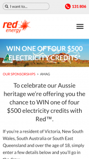 Australian Made – Win One of Four $500 Electricity Credits