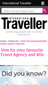 Australian Traveller – Win The Prize” (prize valued at $8,590)