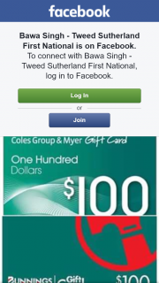 Bawa Singh – Win a $100 Coles Myer Gift Card Or $100 Bunnings Gift Card