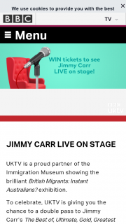BBC Australia – Win a Double Pass to See Jimmy Carr Live on Stage In Melbourne on Jan 27