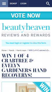 Beauty Heaven – Win a Gardeners Hand Recovery
