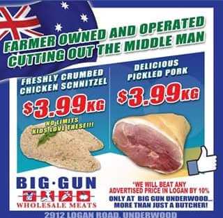 Big Gun Wholesale Meats Underwood – Win $100 Voucher