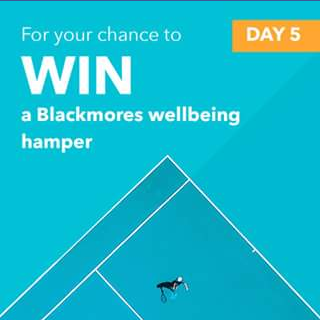 Blackmores – Win a Blackmores Wellbeing Hamper (prize valued at $350)