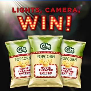 Cobbs – Win 1 of 100 Cobs Movie Theatre Butter Sampler Boxes Just In Time for Movie Season