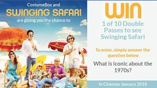 Costume Box – Win 1 of 10 Doubles Pass to See Swinging Safari Thanks to Becker Film Group