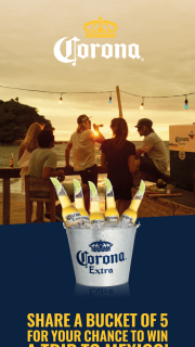 Crown-Corona – Win a Trip to Mexico Or One of 100 Other Prizes (prize valued at $14,950)