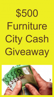 Furniture City – Win $500 Cash (prize valued at $500)