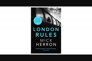 Goodreads – Win a Copy of London Rules