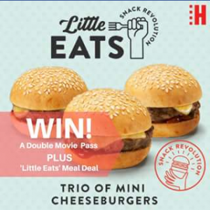 Hoyts Sunnybank – Win a Double Pass & a Trio of Mini Cheeseburgers & a Drink
