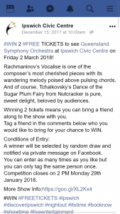 Ipswich Civic Centre – Win 2 #free Tickets to See Queensland Symphony Orchestra at Ipswich Civic Centre on Friday 2 March 2018