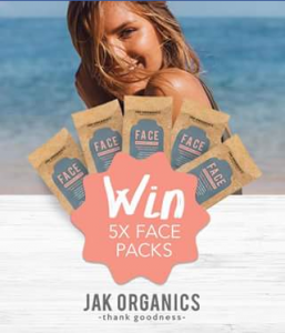 JAK Organics – Win 5x Natural (prize valued at $1)