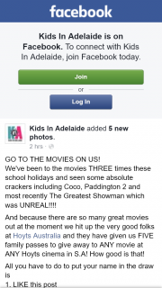 Kids In Adelaide – Competition