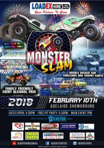 Little Lattes – Win a Family Pass to Monster Slam at The Adelaide Showgrounds on February 10th