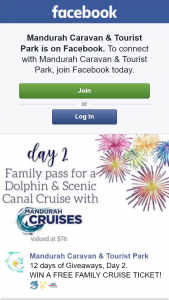 Mandurah Caravan & Tourist Park – Win a Free Family Cruise Ticket