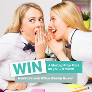 Marbig – Win a Marbig Prize Pack for You a Friend (prize valued at $123.24)