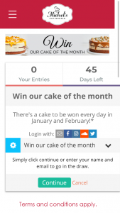 Michel’s Patisserie – Win Our Cake of The Month (prize valued at $80)